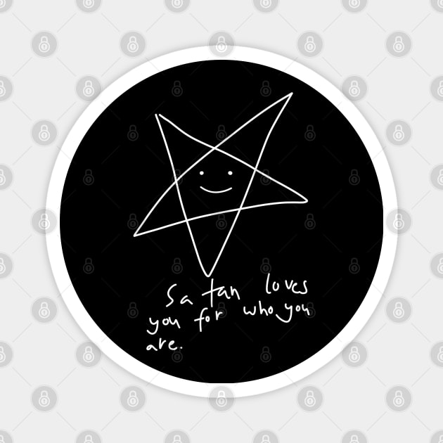 Satan Love You Magnet by Veljam